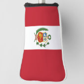 Peru-Flagge Golf Headcover (Rotieren 90)
