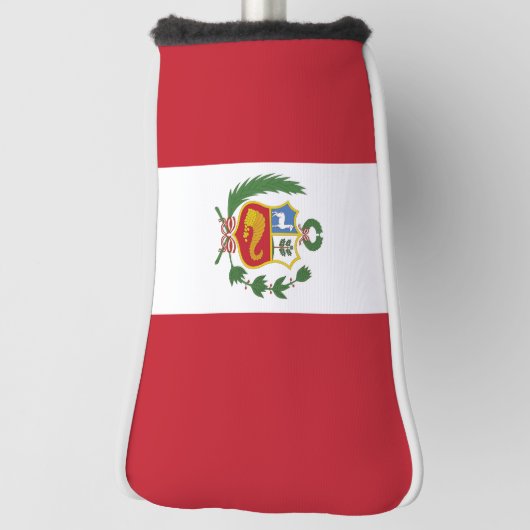 Peru-Flagge Golf Headcover (Rotieren 90)
