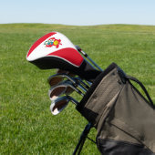 Peru-Flagge Golf Headcover (In SItu)