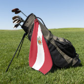 Peru-Flagge Golfhandtuch (Gras)