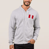 Peru-Flagge Hoodie (Vorderseite)