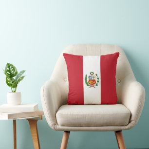 Peru-Flagge Kissen