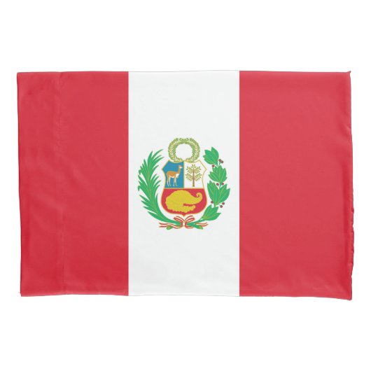 Peru-Flagge Kissenbezug (Vorderseite)