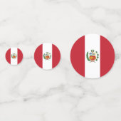 Peru-Flagge Konfetti (Vorderseiten)