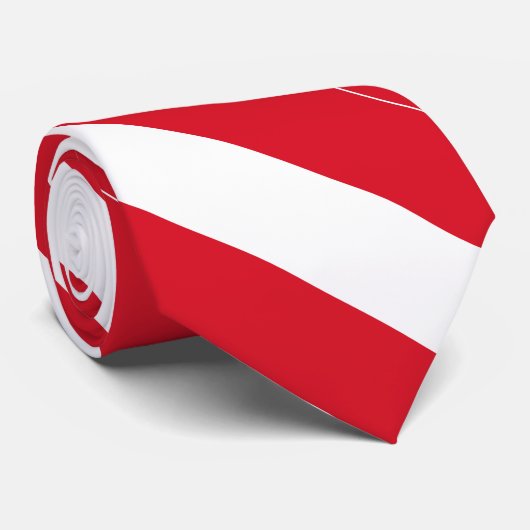 Peru-Flagge Krawatte (Gerollt)