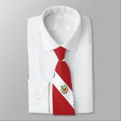 Peru-Flagge Krawatte (Gebunden)