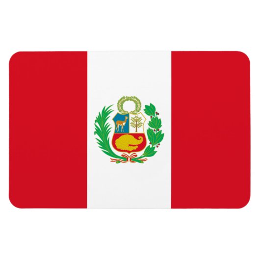 Peru-Flagge Magnet (Horizontal)