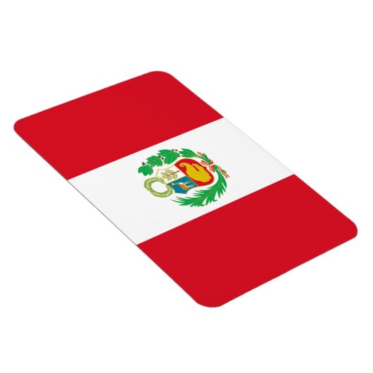 Peru-Flagge Magnet (Rechte Seite)