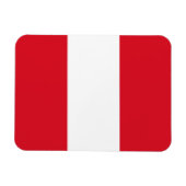 Peru-Flagge Magnet (Horizontal)