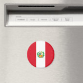Peru-Flagge Magnet (In Situ (Geschirrspüler))