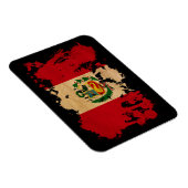 Peru-Flagge Magnet (Rechte Seite)