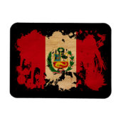 Peru-Flagge Magnet (Horizontal)