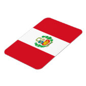 Peru-Flagge Magnet (Linke Seite)