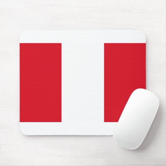 Peru-Flagge Mousepad (Mit Mouse)