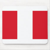 Peru-Flagge Mousepad (Vorne)