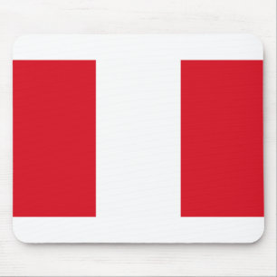 Peru-Flagge Mousepad