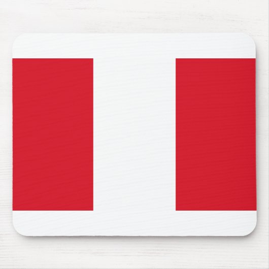 Peru-Flagge Mousepad (Vorne)