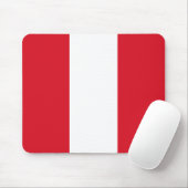 Peru-Flagge Mousepad (Mit Mouse)