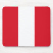 Peru-Flagge Mousepad (Vorne)