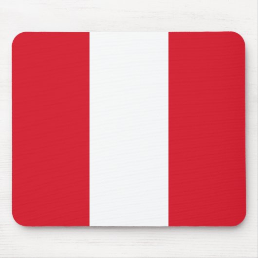 Peru-Flagge Mousepad (Vorne)