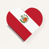 Peru-Flagge Notizblock (Vorderseite)