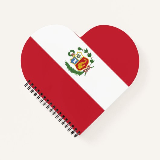 Peru-Flagge Notizblock (Vorderseite)