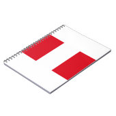 Peru-Flagge Notizblock (Linke Seite)