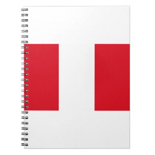 Peru-Flagge Notizblock
