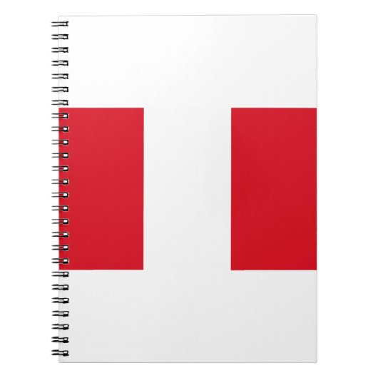 Peru-Flagge Notizblock (Vorderseite)