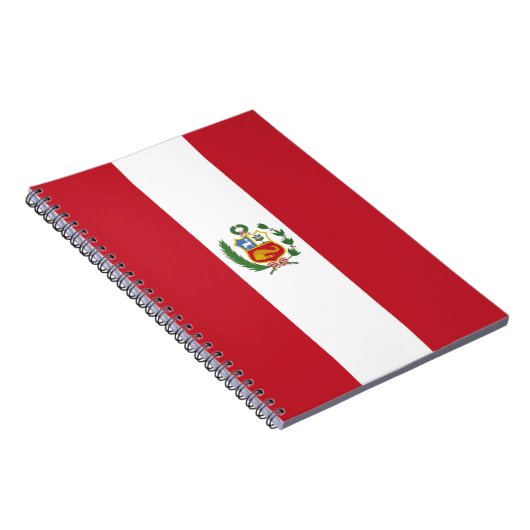 Peru-Flagge Notizblock (Rechte Seite)