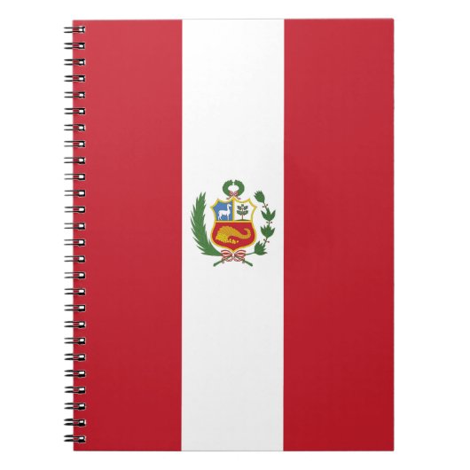 Peru-Flagge Notizblock (Vorderseite)