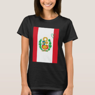 Peru Flagge Peruanisches Herz Proud Heritage Natio T-Shirt