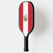 Peru-Flagge Pickleball Schläger (Links)