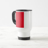 Peru-Flagge Reisebecher (Vorderseite Links)