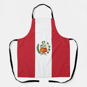 Peru-Flagge Schürze