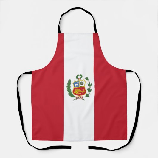 Peru-Flagge Schürze (Vorderseite)