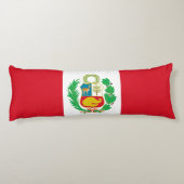 Peru-Flagge Seitenschläferkissen (Rückseite)