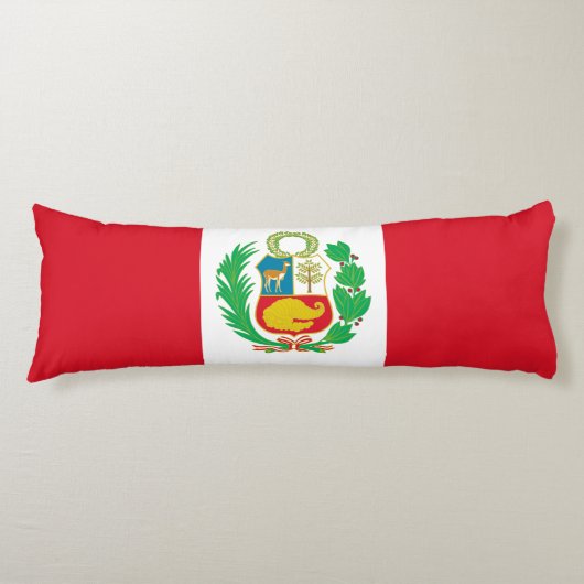 Peru-Flagge Seitenschläferkissen (Vorderseite)