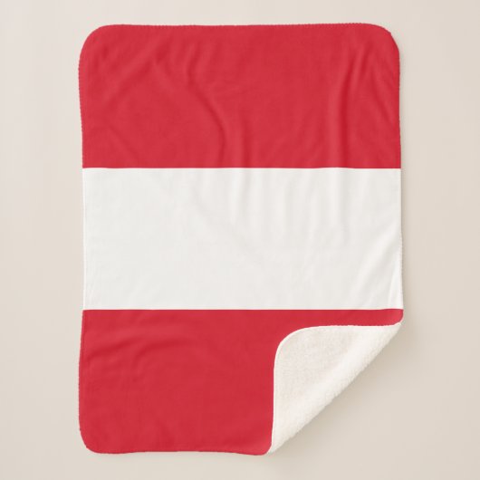 Peru-Flagge Sherpadecke (Vorderseite)