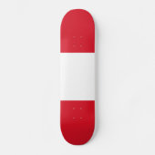 Peru-Flagge Skateboard (Vorderseite)