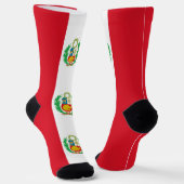 Peru-Flagge Socken (Gewinkelt)