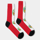Peru-Flagge Socken (Rechts)