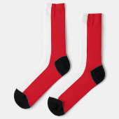 Peru-Flagge Socken (Linkes Detail)