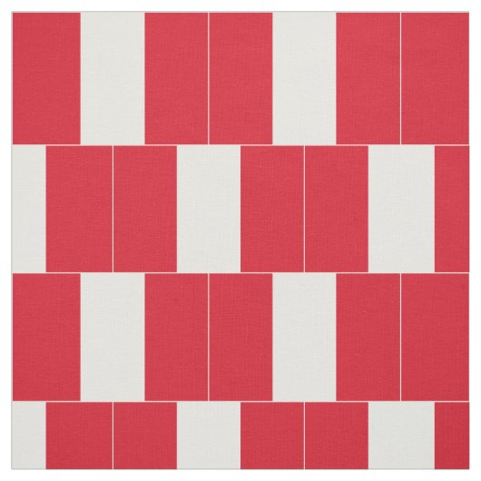 Peru-Flagge Stoff (Muster)