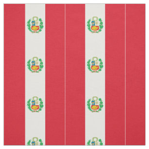 Peru-Flagge Stoff