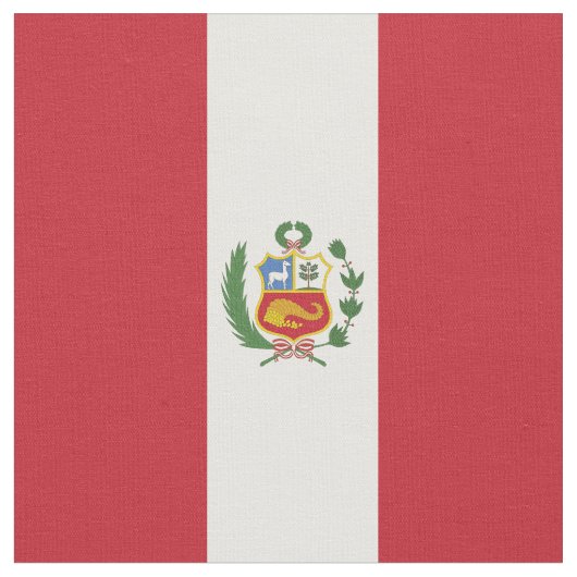Peru-Flagge Stoff (Nahaufnahme)