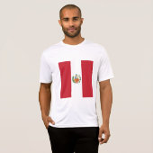 Peru-Flagge T-Shirt (Vorne ganz)
