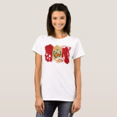 Peru-Flagge T-Shirt (Vorne ganz)