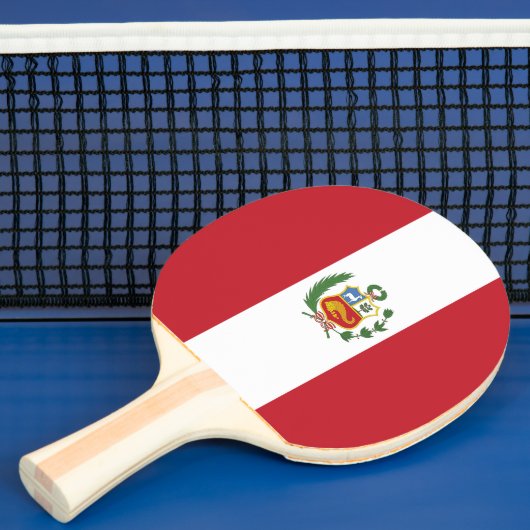 Peru-Flagge Tischtennis Schläger (InSitu)