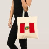 Peru-Flagge Tragetasche (Vorderseite (Produkt))